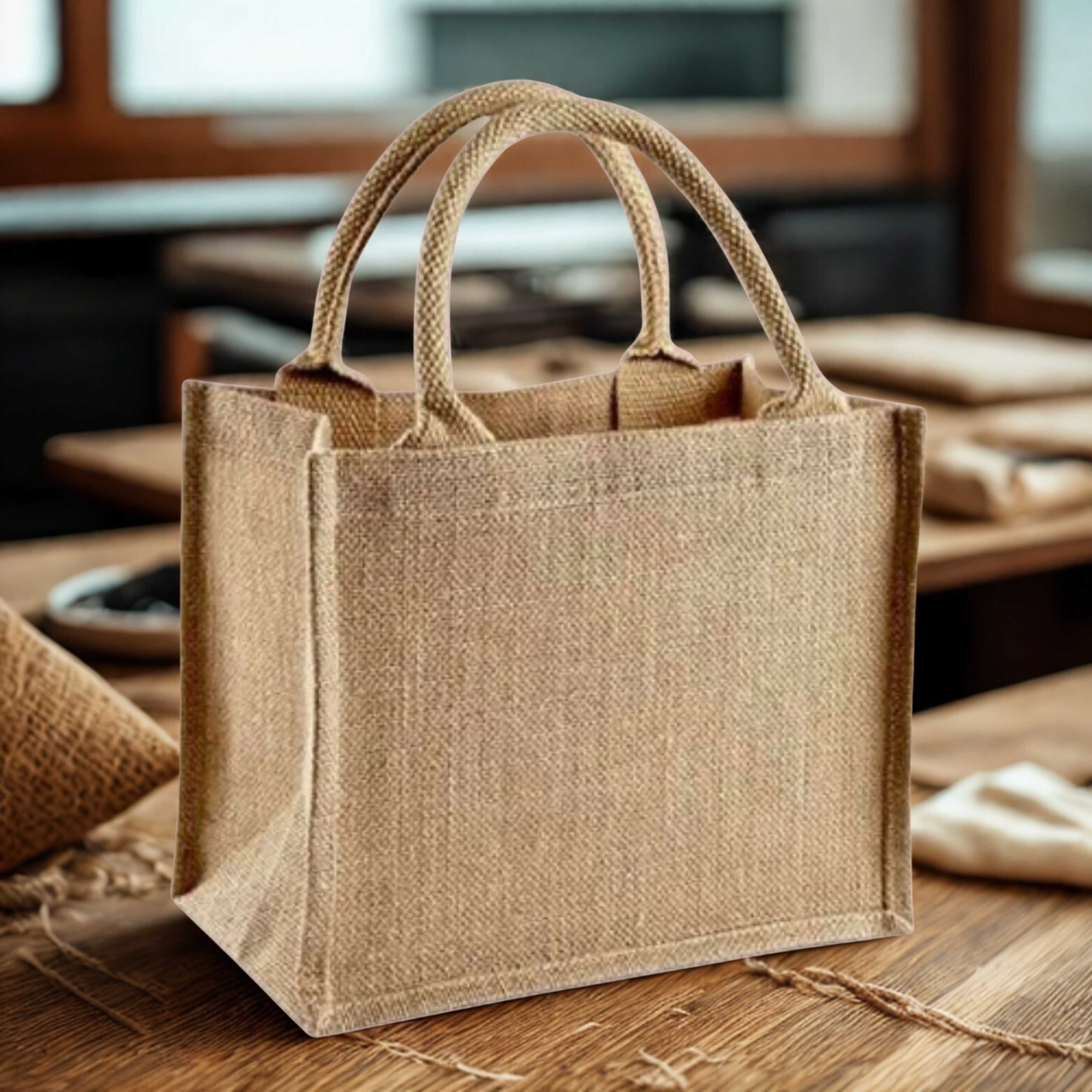 Jute natural bag J065